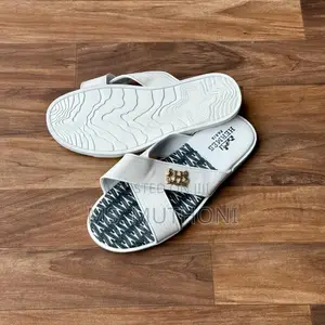All White Fendi / Hermes Men Sandals Size 39/46