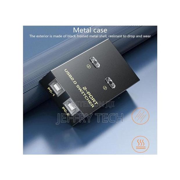 Double Device Usb Printer Sharing Switch Usb Shared Switching for a Se - thumbnail 2
