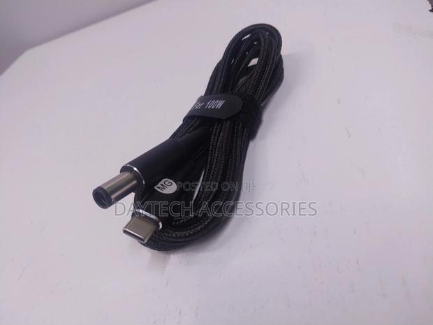 Usb-C to Dc Big Pin 5.5mm X 2.1mm Power Cable.