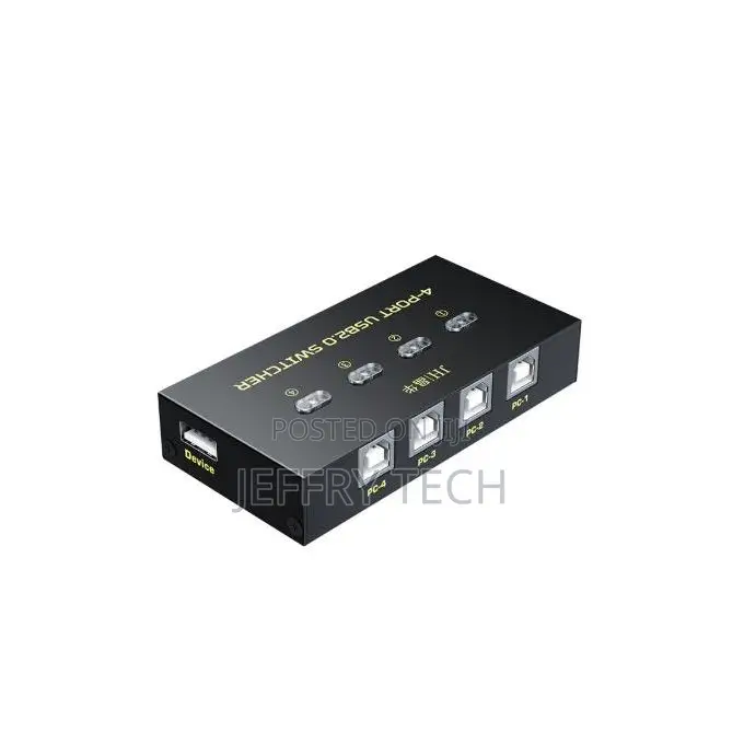 Usb 2.0 Switch Selector – 4x4 Usb Hub Sharing Switch for 4 Computers
