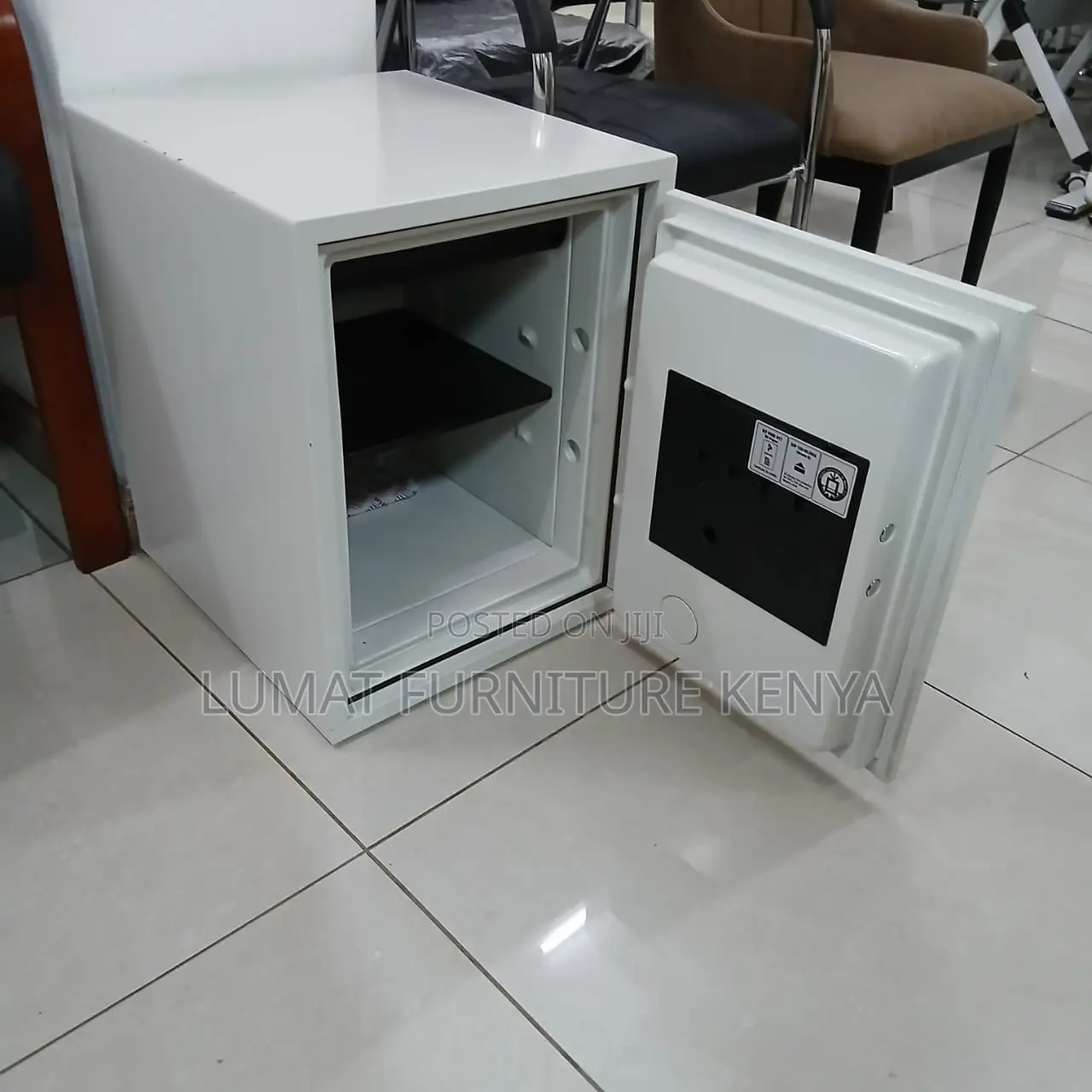 White Diplomatic Office Safe Box