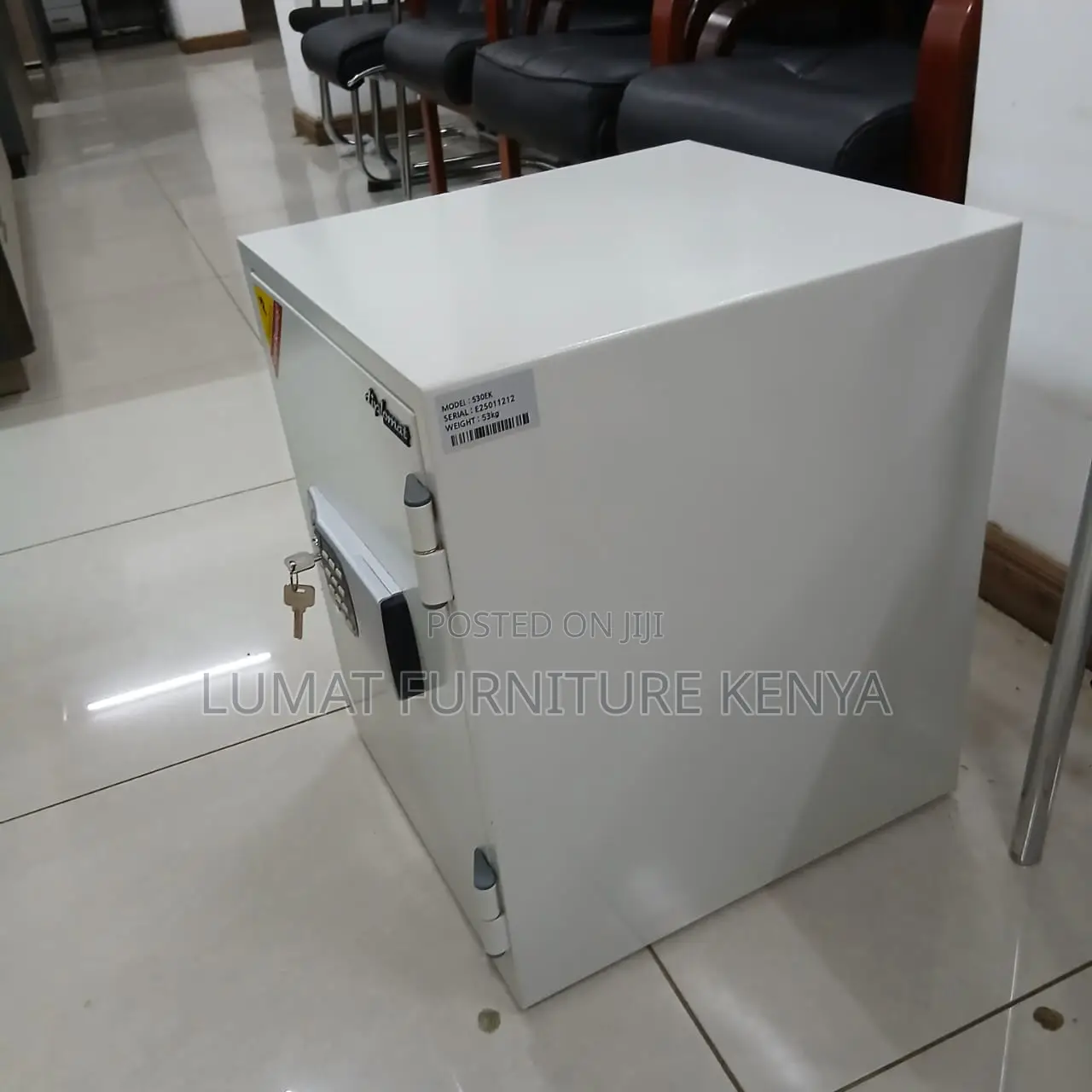 White Diplomatic Office Safe Box