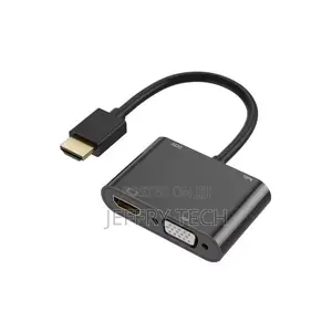 1080p Hdmi to Hdmi Vga Splitter Video Converter Adapter With