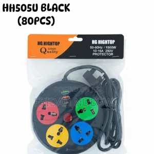 *Round Extension With 2usb and 1type C Slot*