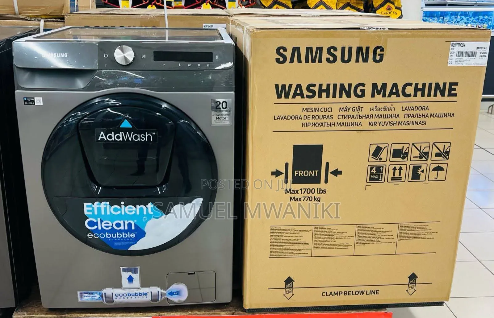 Samsung 9/6kg Wash Dry Front Load Washing Machine