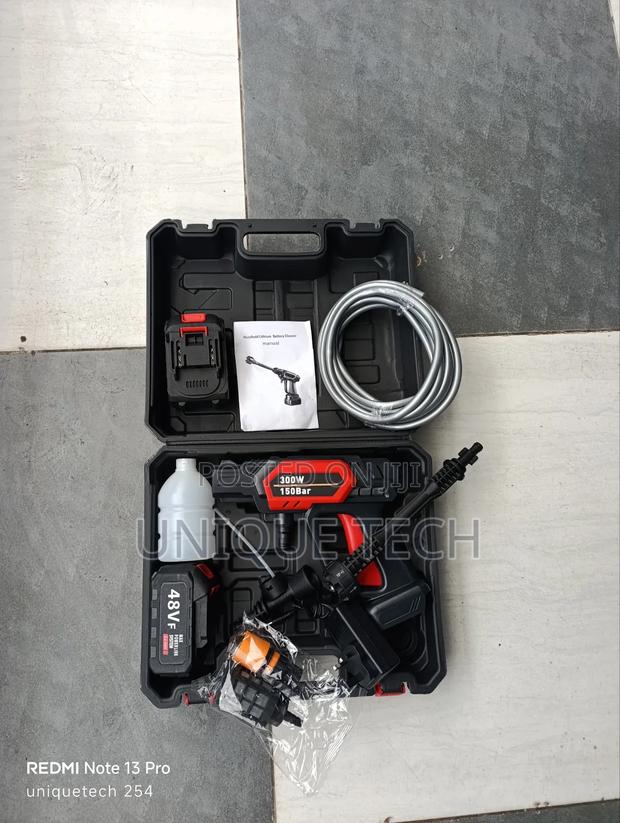 48v Portable Jet Pressure Washer – Universal Cleaning Kit