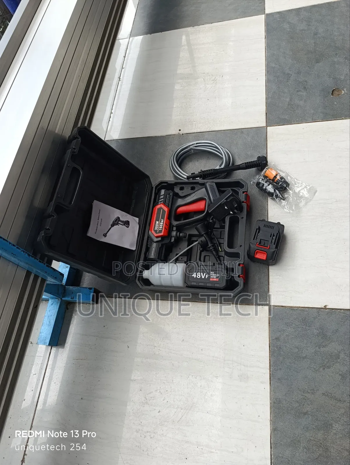 48v Handheld Car Washer – Powerful Water-Saving Design