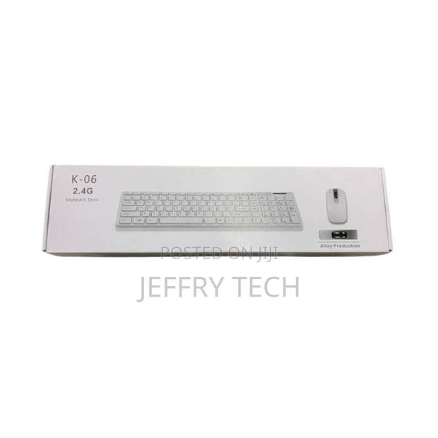 K-06 2.4ghz Wireless Keyboard Mouse Combo - Black - main view