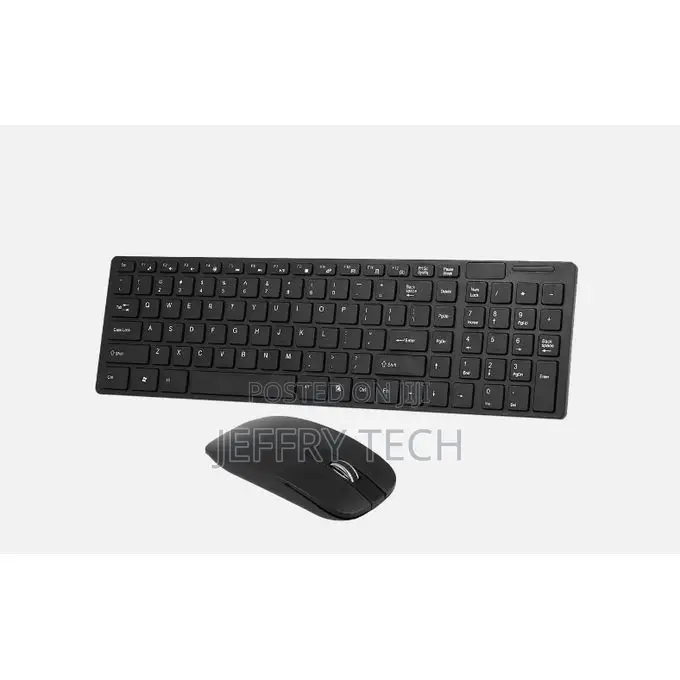 K-06 2.4ghz Wireless Keyboard Mouse Combo - Black