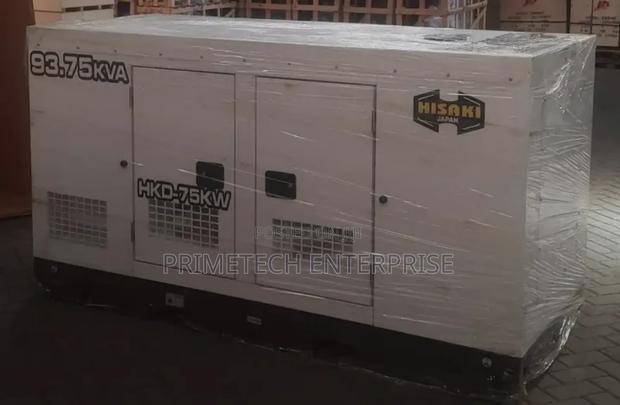 Hisaki Silent Diesel Generator 93kva - main view