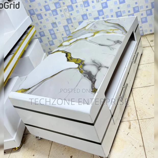 Executive White Table With Marble Topping With Beautiful Patterns - main view