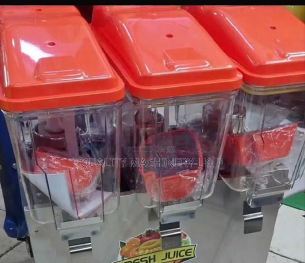Heavy Duty 3 Slot Juice Dispenser - main view
