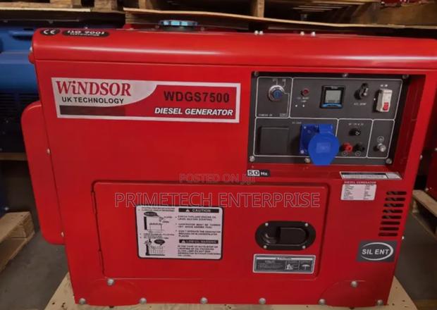 Windsor Super Silent Diesel Generator 7.5kva Single Phase - main view