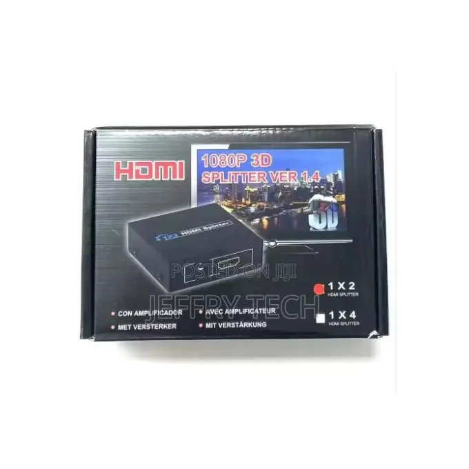 Full Hd 3d 1080p Hdmi Splitter 1 in 2 Out – Seamless Dual Display For