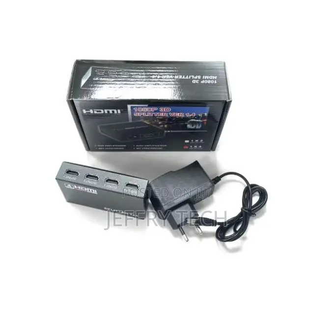 Full Hd 3d 1080p Hdmi Splitter 1 in 2 Out – Seamless Dual Display For