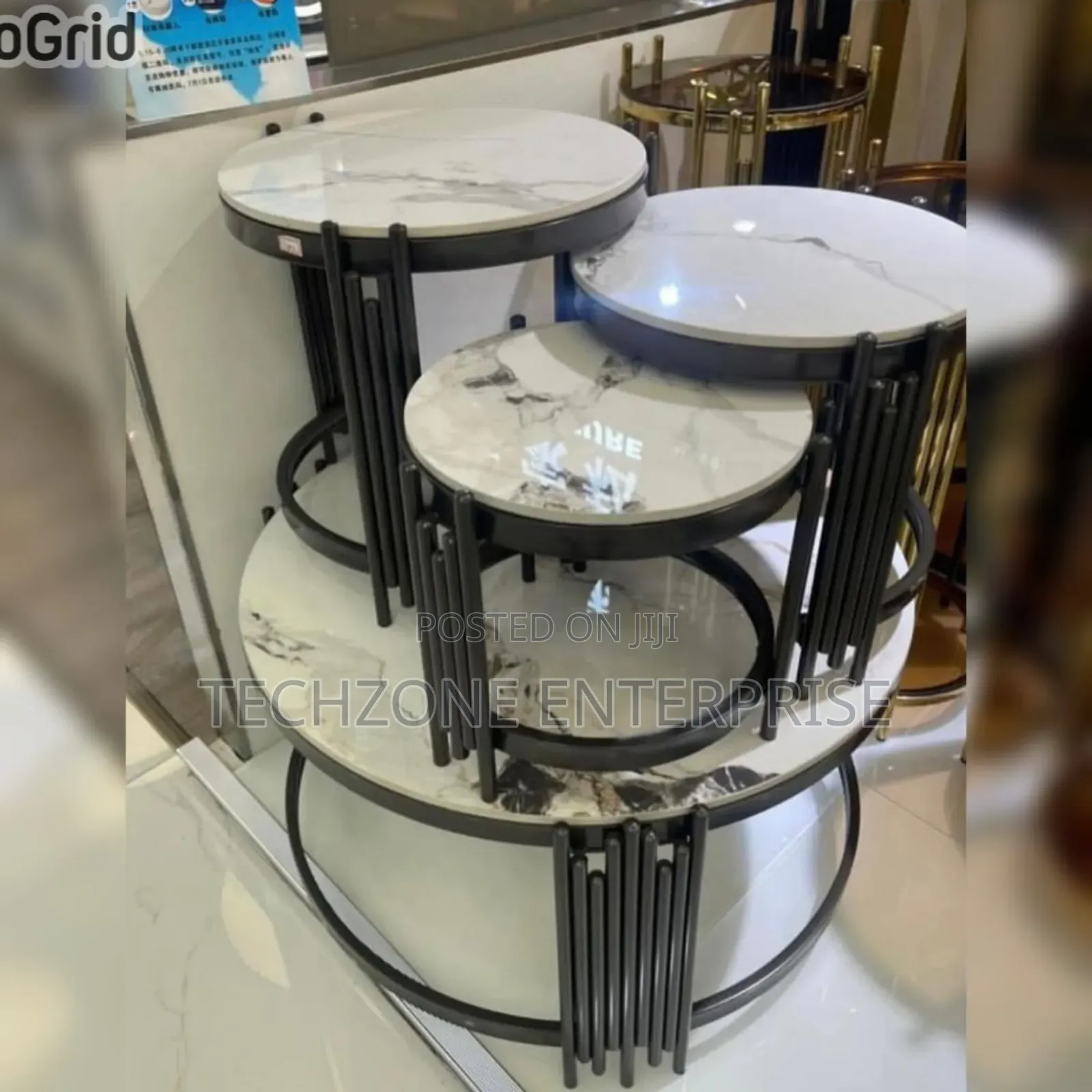 4 in 1 Executive High Quality Pure Marble Table 