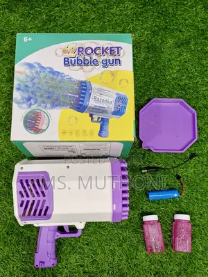 Rocket 69 Holes Rechargeable Plentyl Bubbles Bazooka
