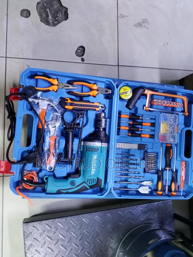 Heavy Duty Corded Drill Set