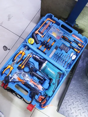 Heavy Duty Corded Drill Set