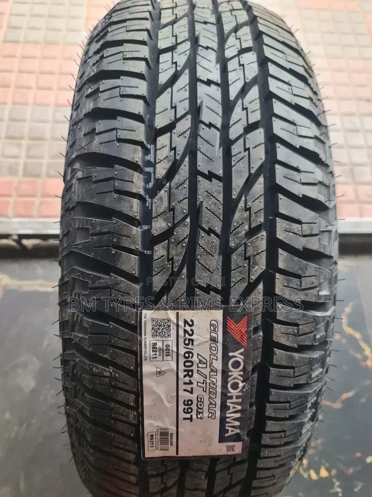 225 /60 R17 Yokohama Tyres (All Terrrain)