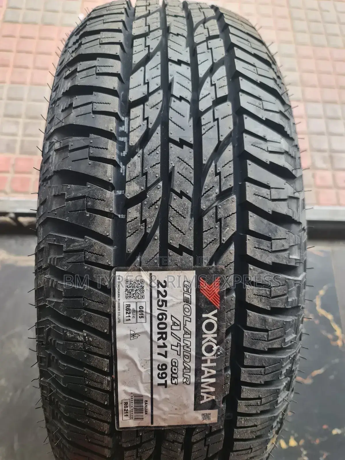 225 /60 R17 Yokohama Tyres (All Terrrain)