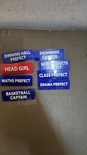Name Badges Engraved With Names or Business/School Name