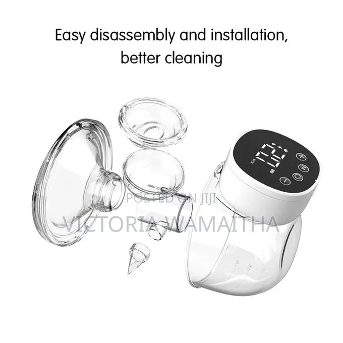 My-376 Hands-Free Electric Breast Pump Silent/High Suction With Led