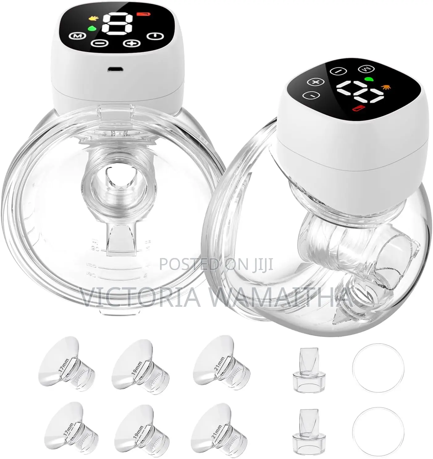 My-376 Hands-Free Electric Breast Pump Silent/High Suction With Led