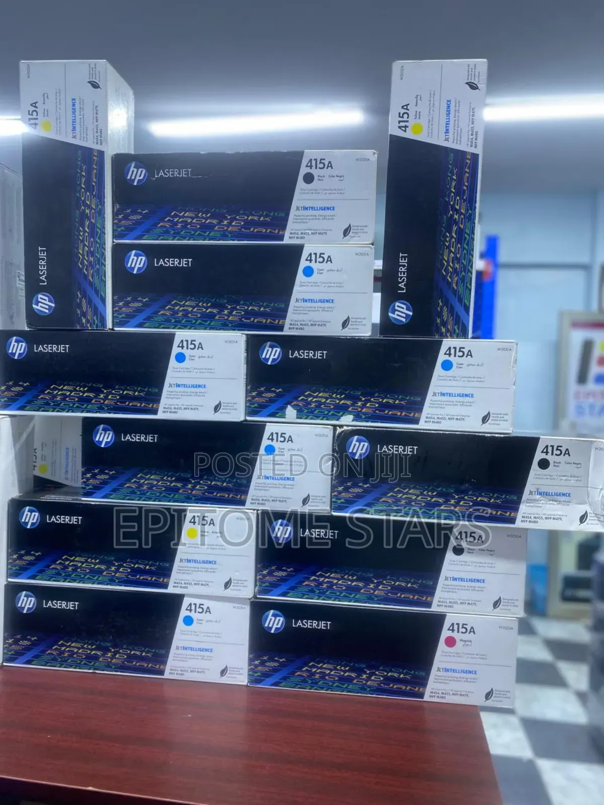 Hp Color Laserjet Pro M454dw Toner Hp415a Yield Above 2,399 Copies