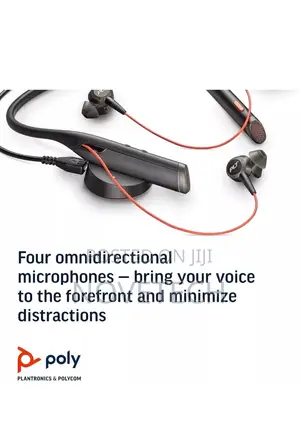 Poly Voyager 6200 Uc - Bluetooth Dual-Ear Earbuds Neckband Headset