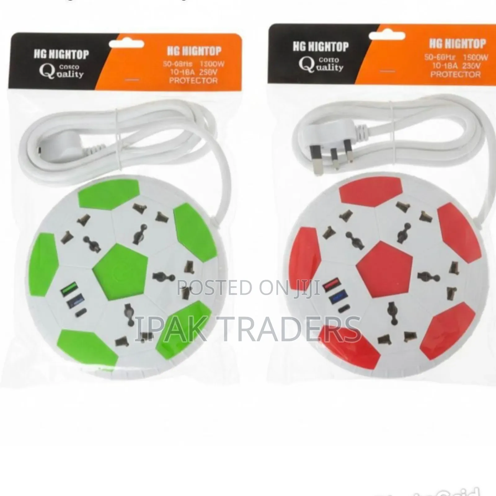 *Round Extension With 2usb and 1type C Slot*
