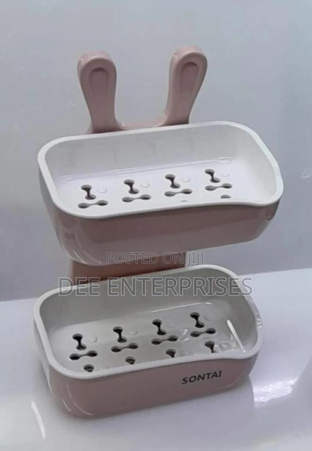 Mouse-Shaped Double Layer Soap Dish - thumbnail 2