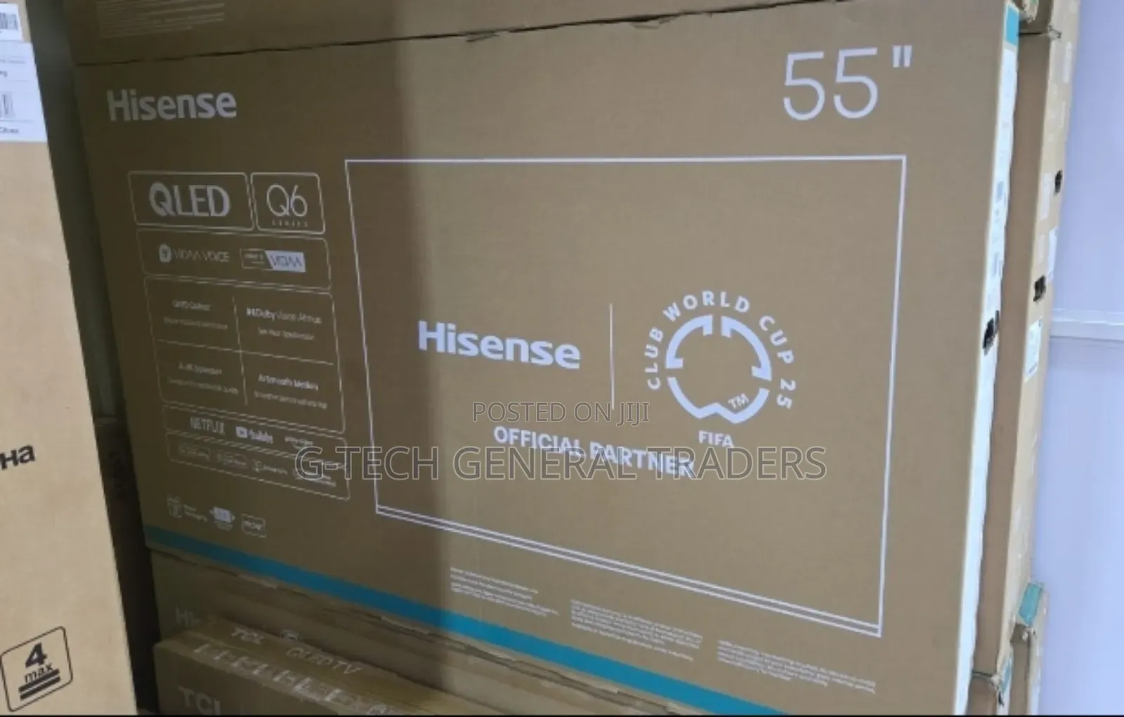 Hisense 55inch Qled Frameless, Youtube, Netflix Tv
