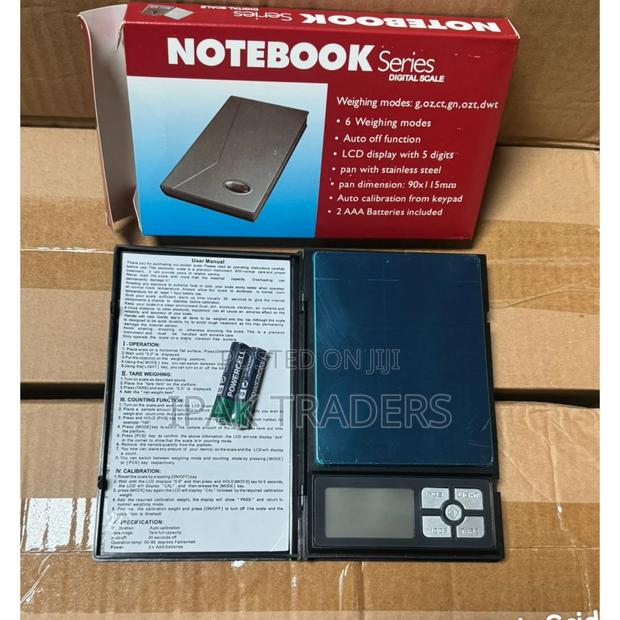 Notebook 500gram Digital Scale - main view