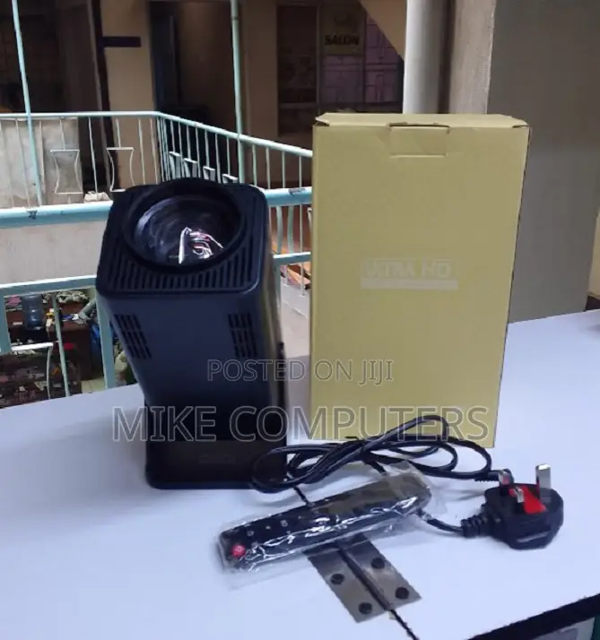 Smart Mini Projector Hy320 Android 13 1080p in Build Sound Google Play