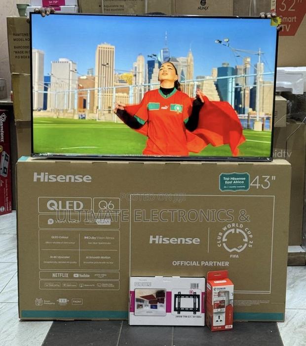 Hisense 43 Inch Qled Smart Uhd Frameless Q6 - thumbnail 2