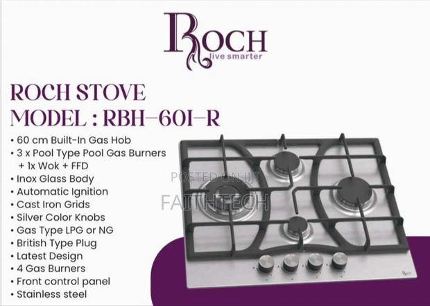 Roch Hobs 4 Gas Inbuilt Hob - thumbnail 3