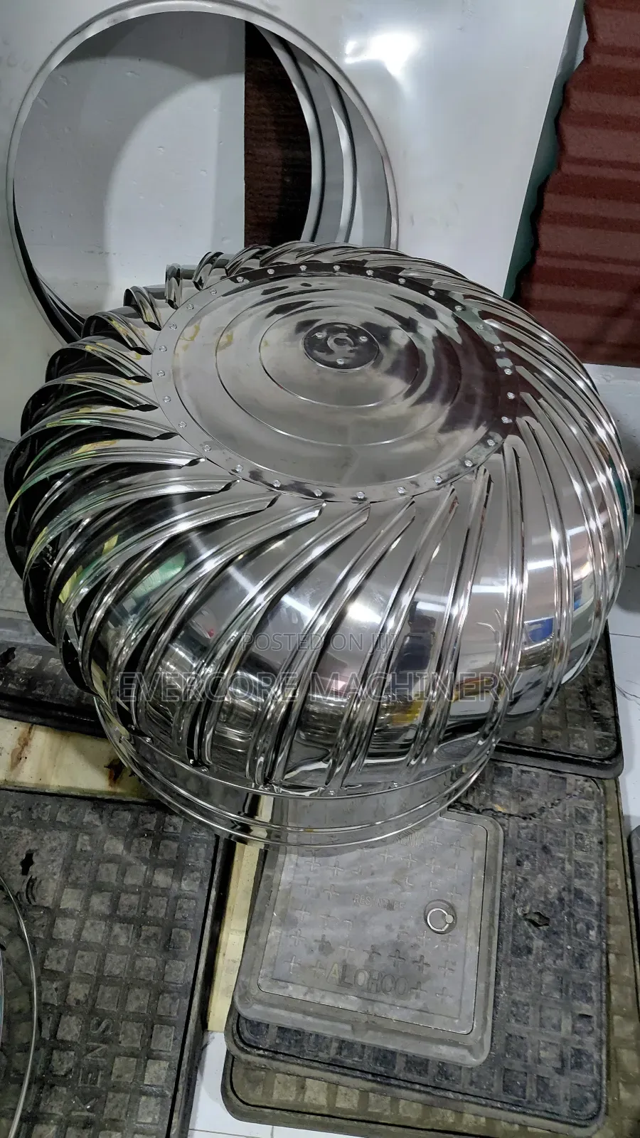 Heavy Duty 600mm Wind Driven Air Cyclones.