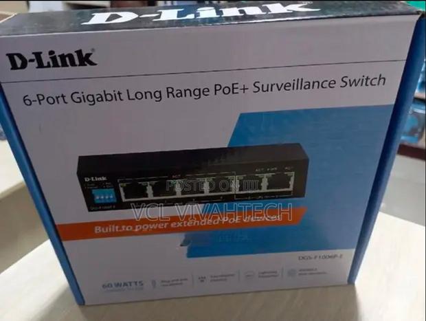 D-Link 6-Port Gigabit Poe Switch - main view