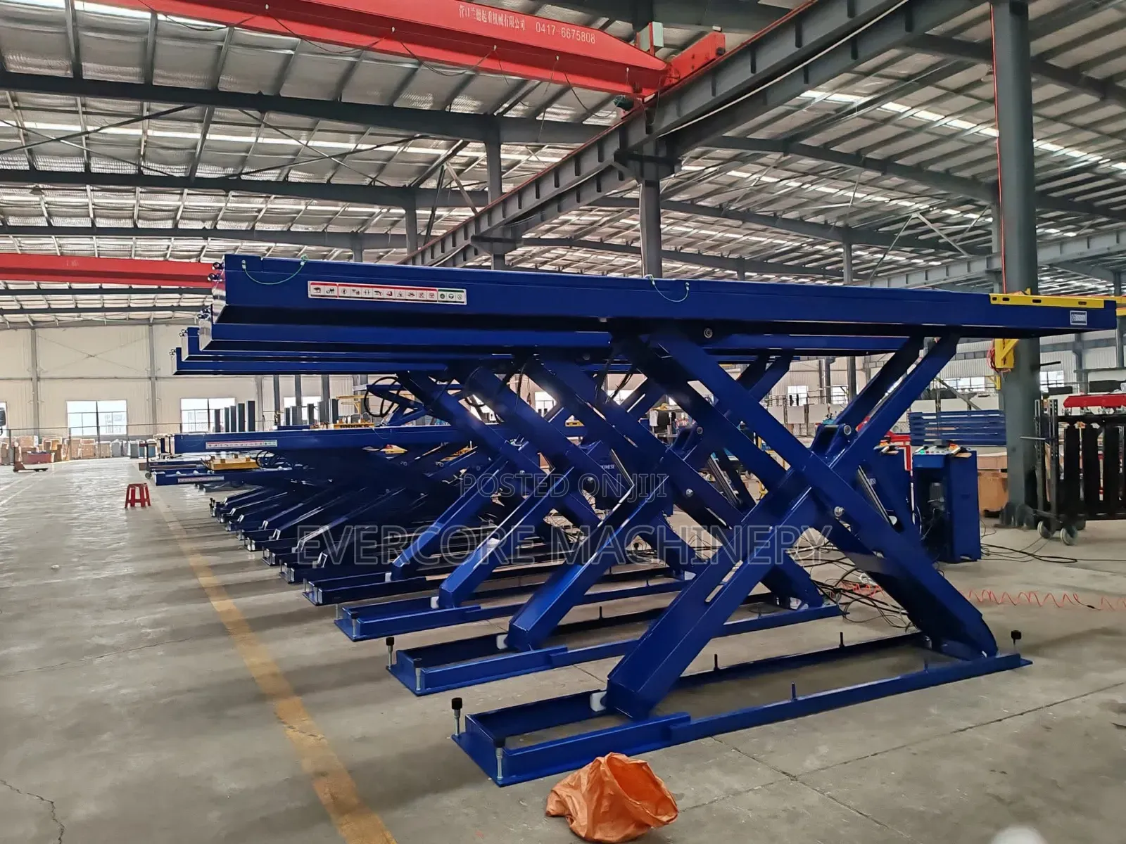 Big Scissor Lift Machine 1.8metre Rise 4000kg.