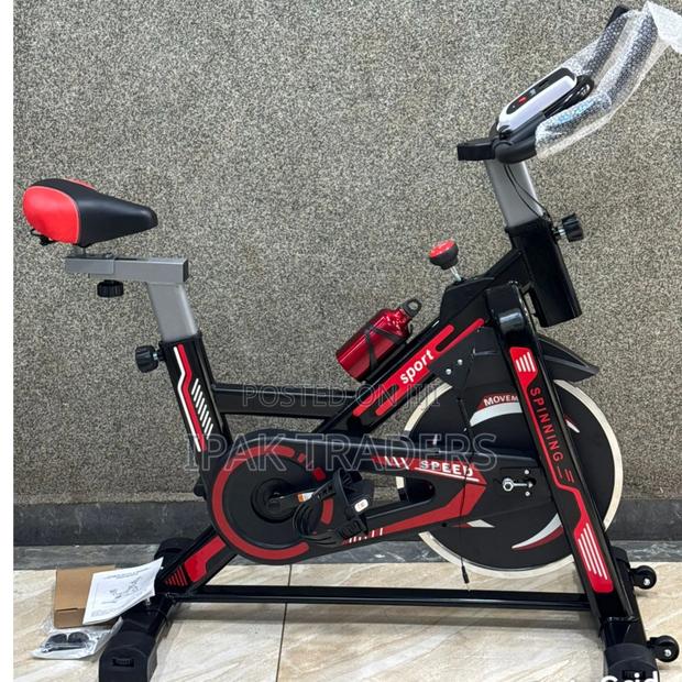 Exercise Spin Bike With LCD Display - main view