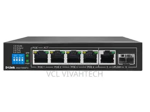 DGS-F1006pd-Link 6-Port Gigabit Poe Switch With 2 Uplink Ports