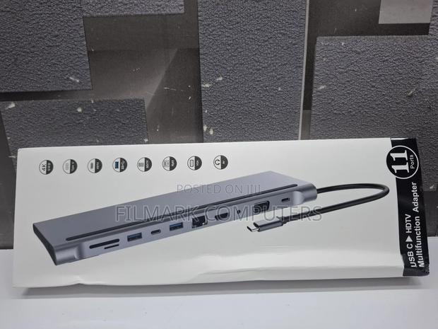 Usb C Hub, Usb C Adapter 11 In 1 Docking With 4k Hdmi - thumbnail 8