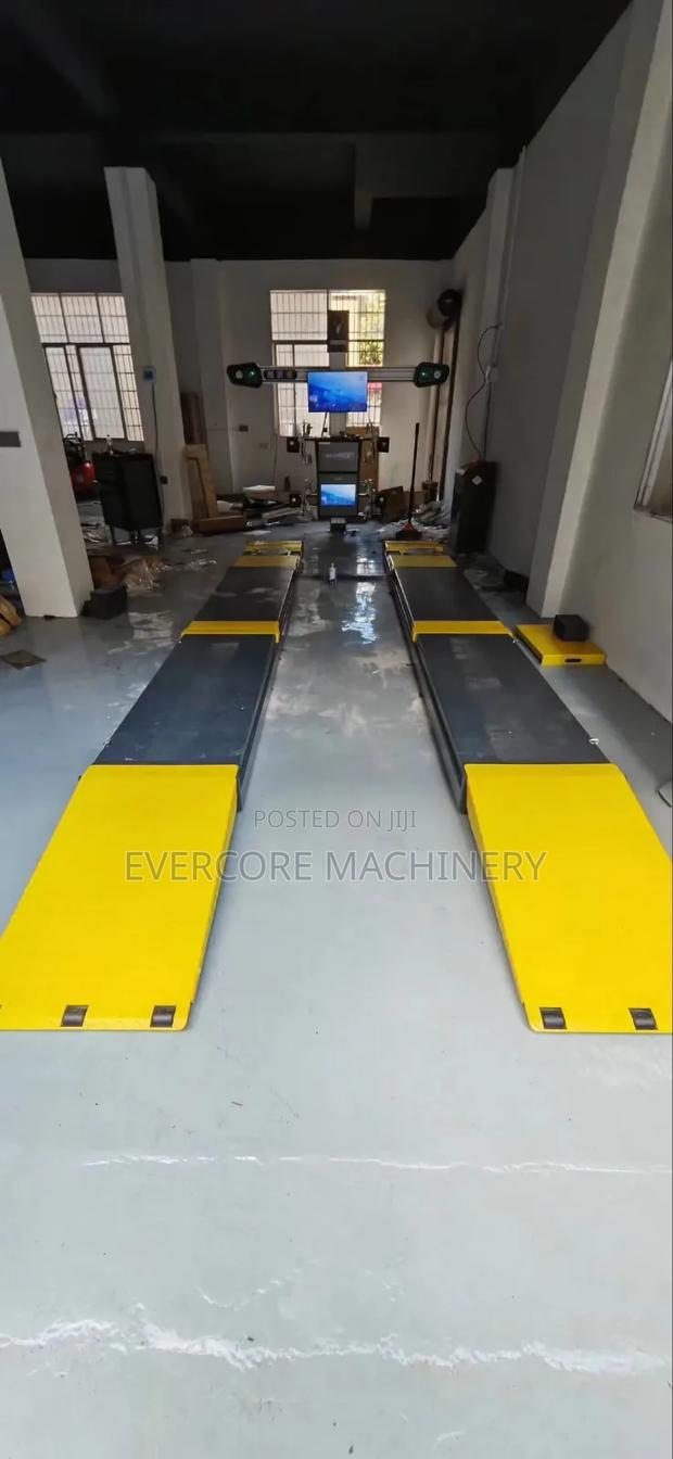 Computerized Wheel Alignment Machine With 4t Post Lift. - thumbnail 2