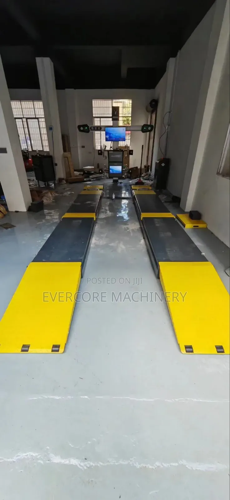 Computerized Wheel Alignment Machine With 4t Post Lift.