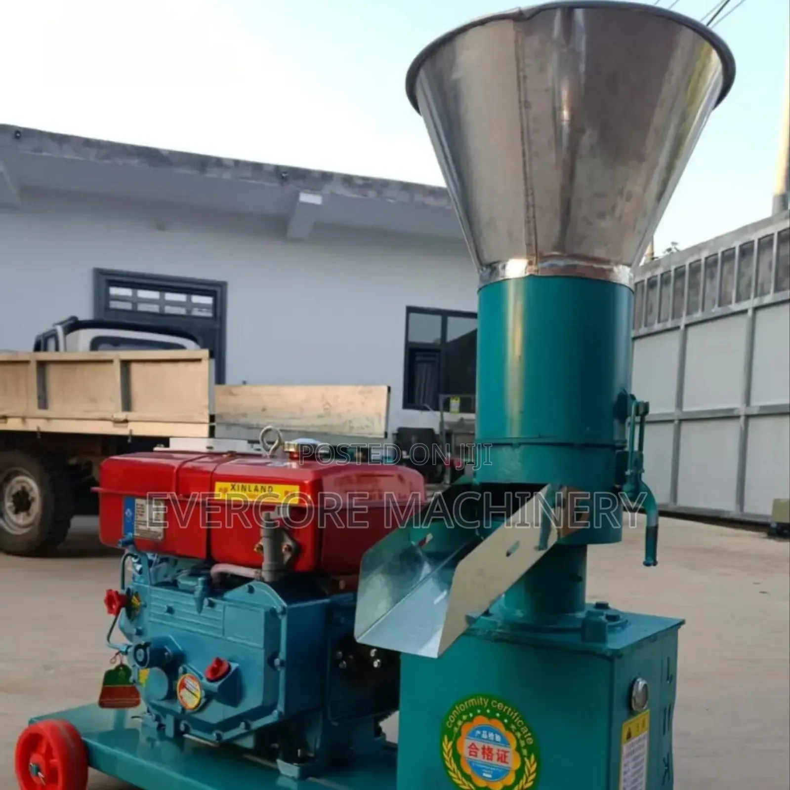 Heavy Duty Diesel Powered Feed Pellet Making Machine.