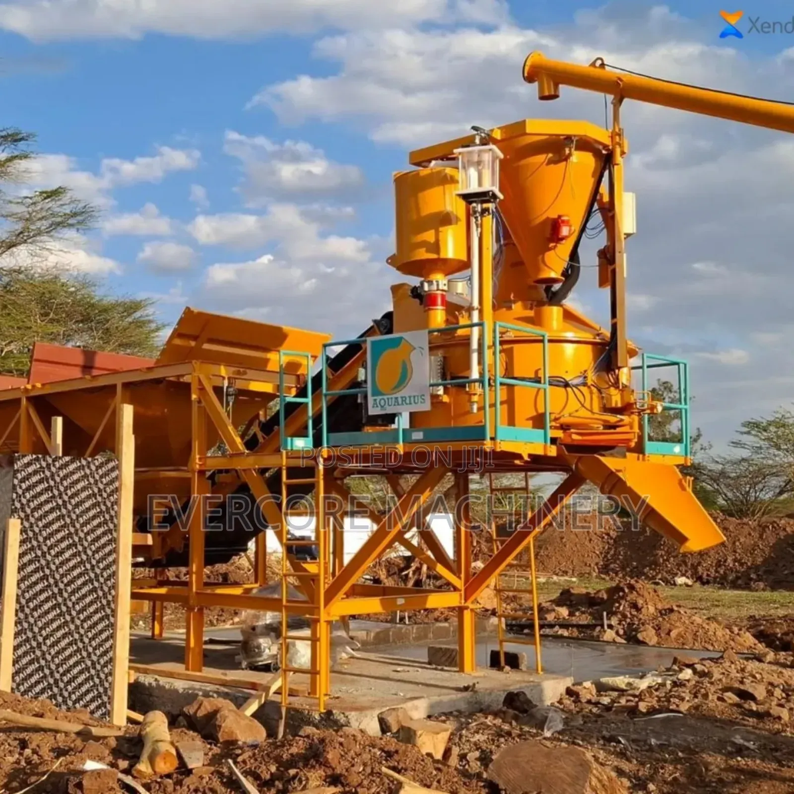Industrial Batching Plant Machine Electric Powered.