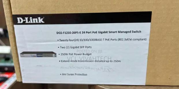D-Link 26-Port Gigabit Smart Managed Poe+ Switch