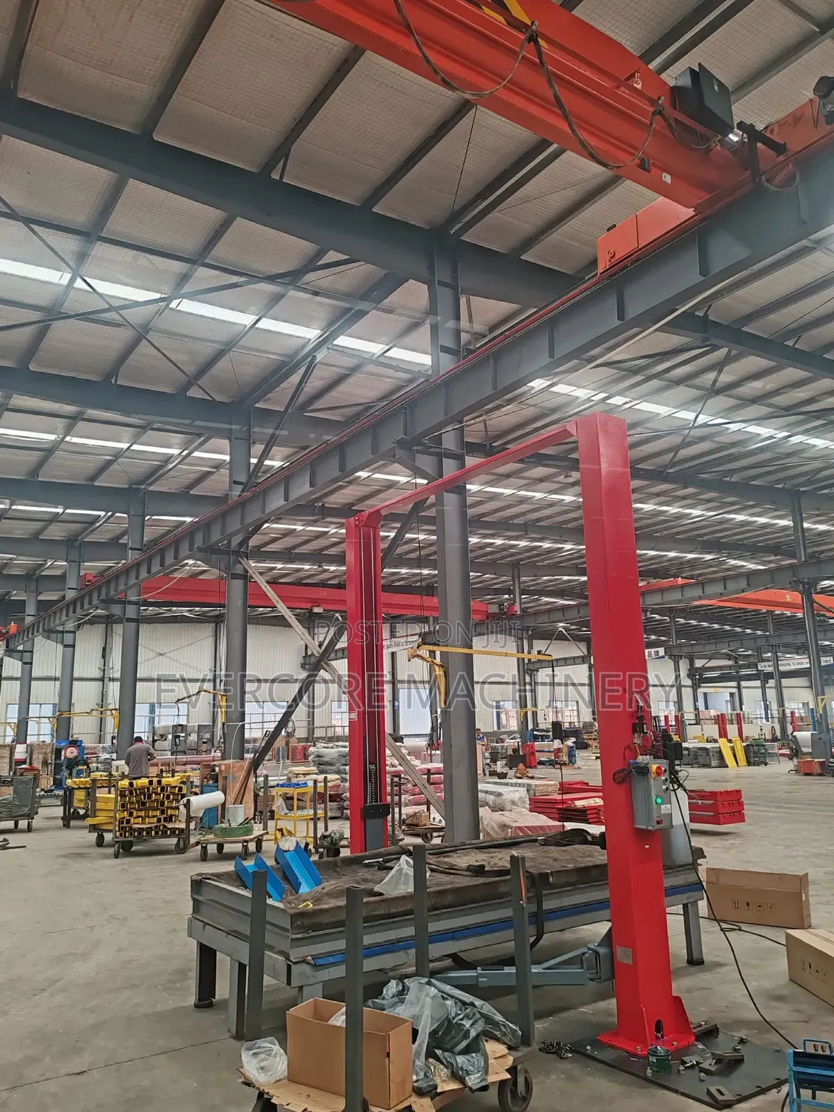 Industrial Car Two Post Lift Machine 4000kg Capacity.