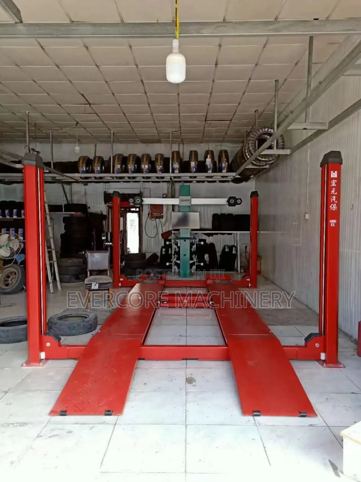 Commercial Wheel Alignment Machine With Four Post Carlift .